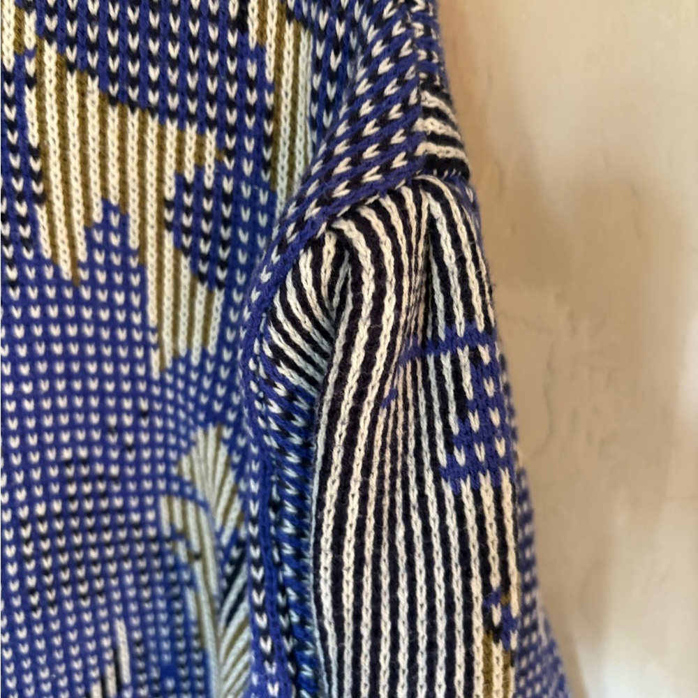 Scotch & Soda Blue, green, black, and Cream Women's Sweater - Picture 2 of 7